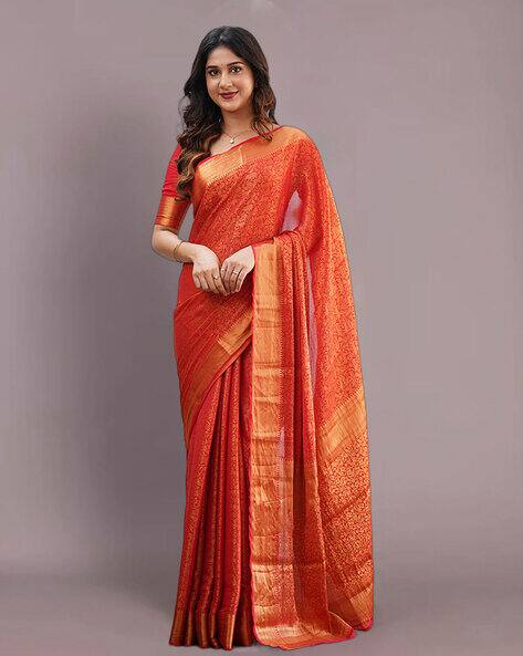 Bermondsey Woven Saree with Blouse Piece