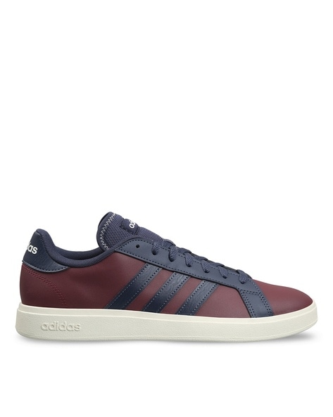 Adidas grand court red and outlet blue