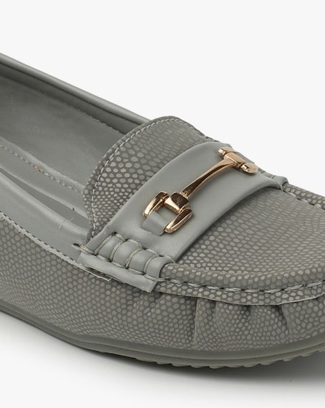 Gray best sale loafers ladies