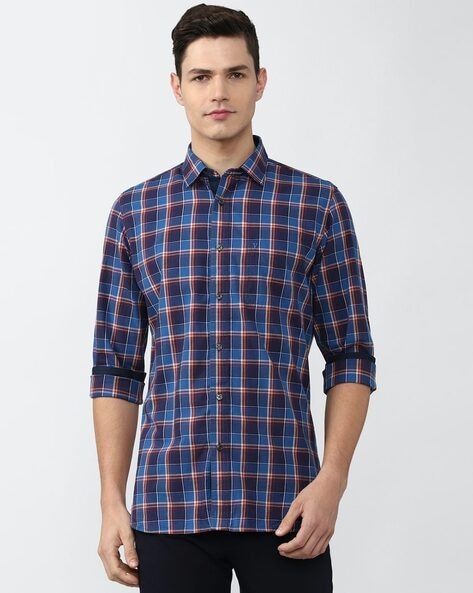 Van Heusen Checked Slim Fit Shirt