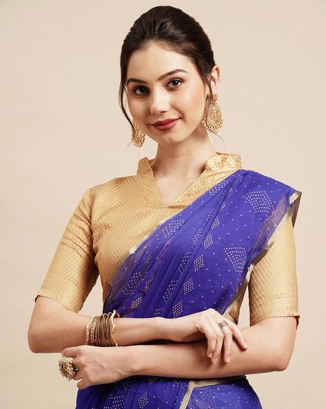 Buy Blue Sarees for Women by Ri-wah Online