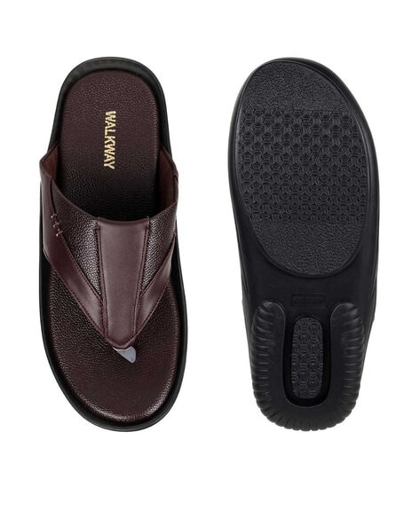 Buy Walkway Black Solid/plain Sandals Online