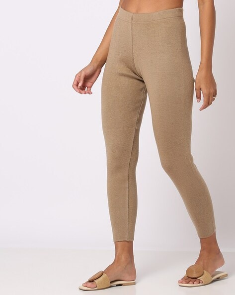 Buy Grey Melange Leggings for Women by LYRA Online | Ajio.com