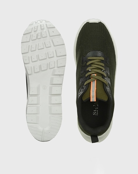 Olive green cheap running shoes