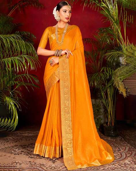 Buy Yellow Sarees for Women by Ri-wah Online