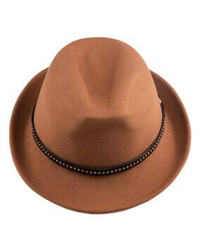 the tie hub Fedora Hat with Applique-picture-45