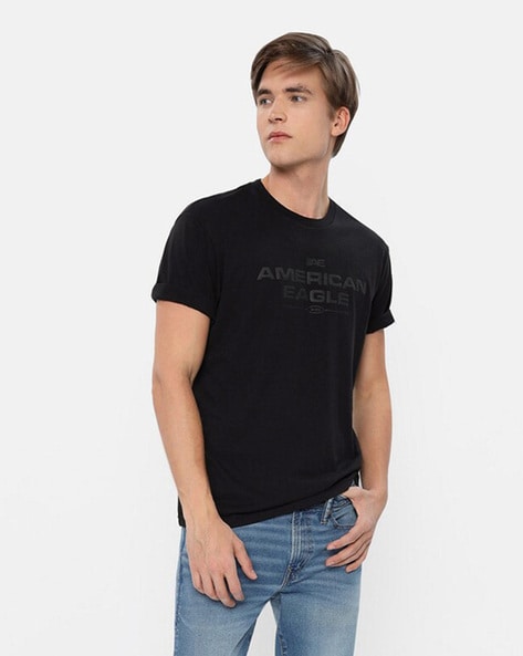 american eagle black t shirt