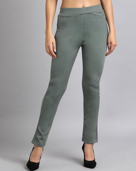 Buy Grey Jeans & Jeggings for Women by GLOSSIA Online