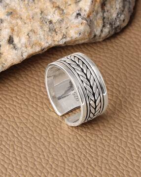 giva Sterling Silver Oxidised Bond of Trust Ring-picture-15