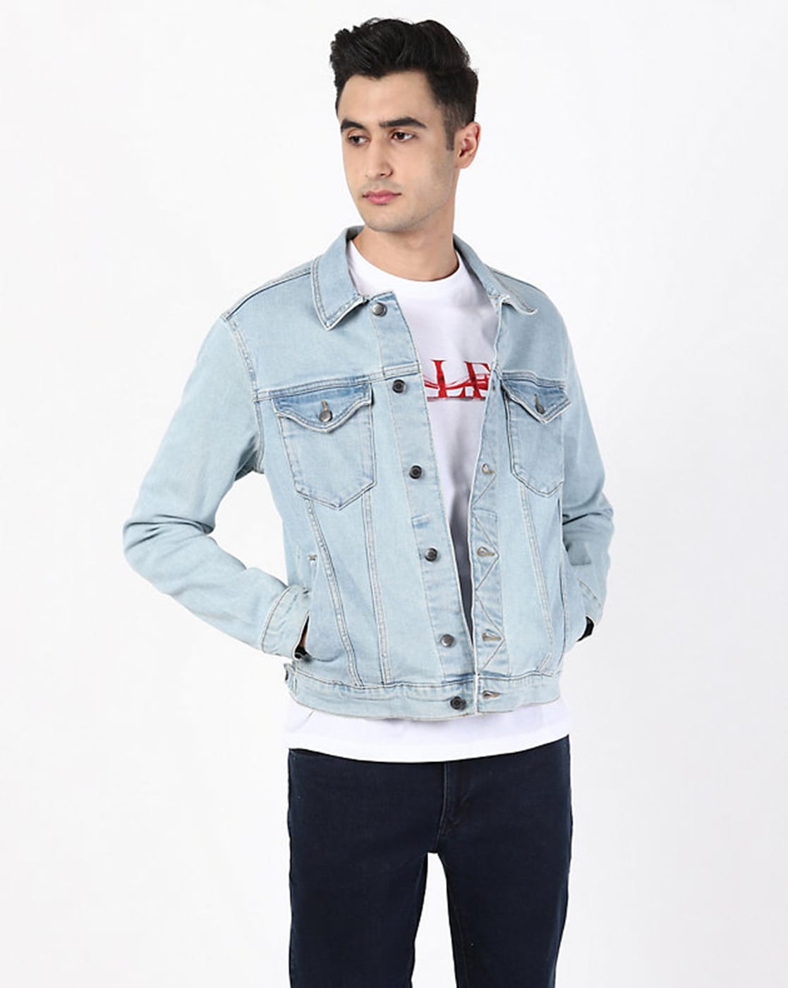 Buy Marks & Spencer Mock Collar Zip Detail Tailored Jacket - Jackets for  Men 25889088 | Myntra