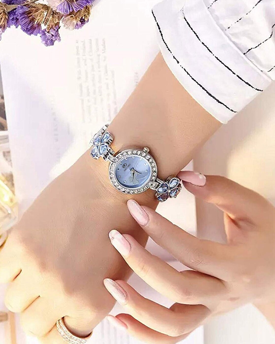 Buy Blue Watches for Women by Adamo Online | Ajio.com