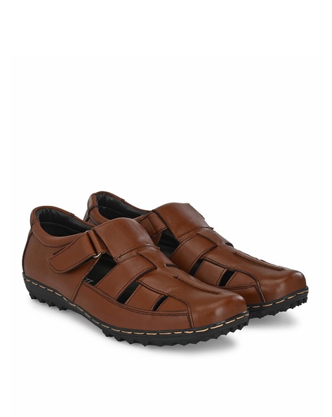 aRICS Men's Bantu Roman Sandals (Black, Numeric_6) : Amazon.in: Fashion