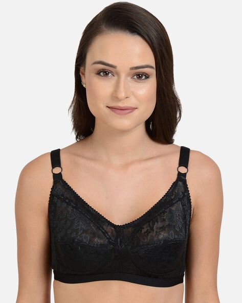 Floral Lace Non-Padded Bra