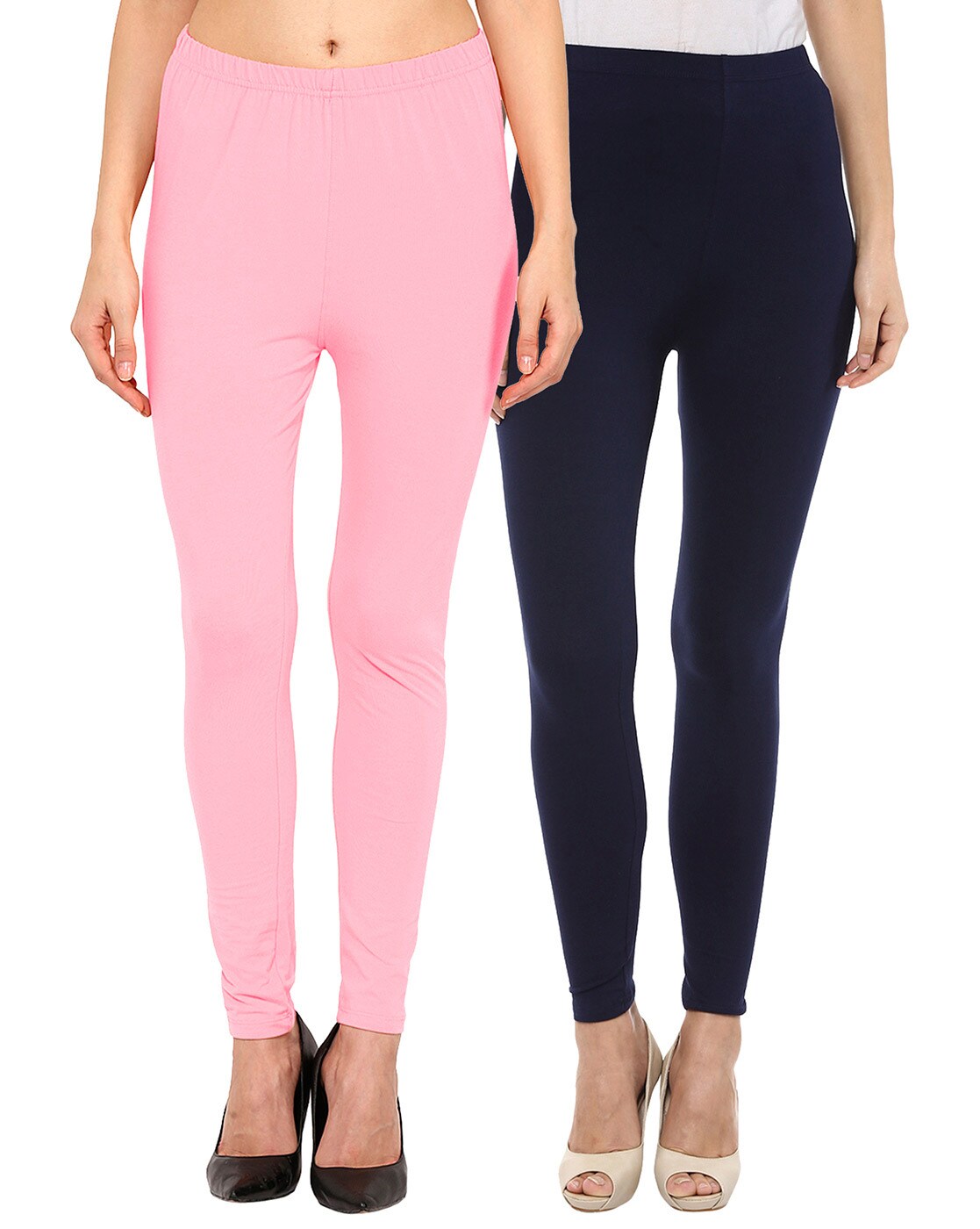 Buy Baby Pink Leggings for Women by SAKHISANG Online