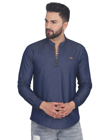 jeans short kurta