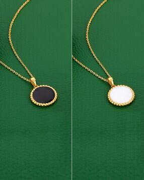 giva Sterling Silver Gold-Plated Two In One Pendant with Chain-picture-31