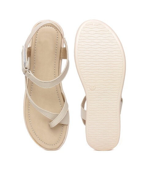 Buy Beige Flat Sandals for Women by BELLA TOES Online Ajio