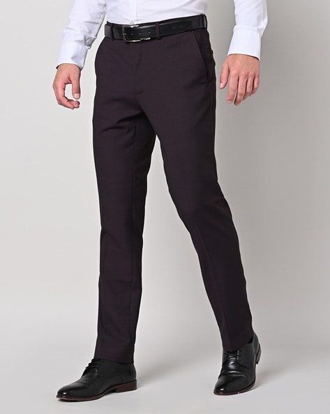 Victorious Men's Basic Casual Slim Fit Stretch Chino Pants DL1250 - Burgundy  - 40/32 - Walmart.com