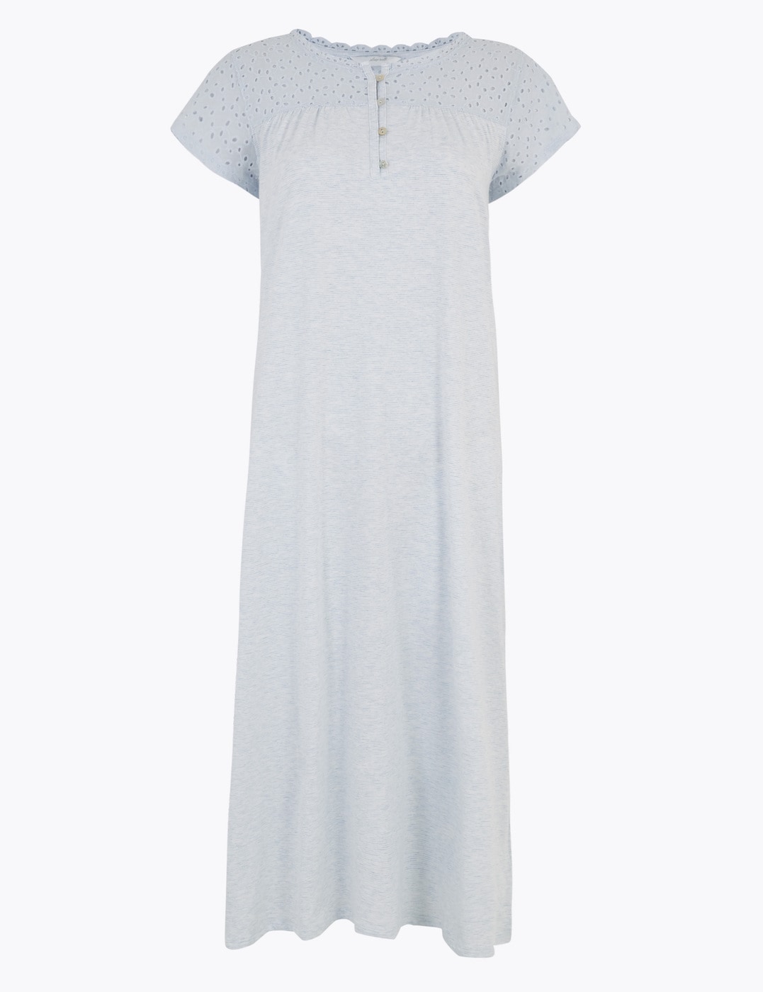 Buy Marks & Spencer Cotton Mid Length Nightdress (Pack of 2) - Assorted at  Rs.1200 online