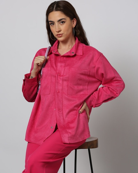 Buy Pink Shirts for Women by Outryt Online