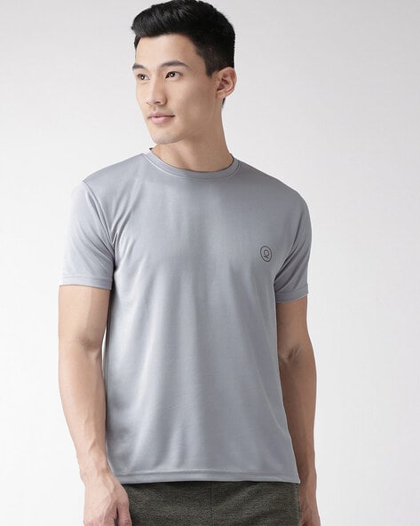 Crew-Neck T-shirt with Branding