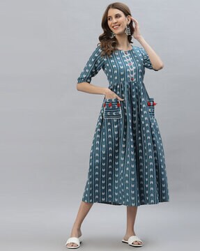 One piece sale dress ajio