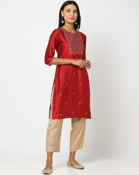 Kurta Sets & Suits | Avaasa Sleeveless Kurti. A-line And Asymmetrical. It  Has Pockets Too Diwali Wear | Freeup
