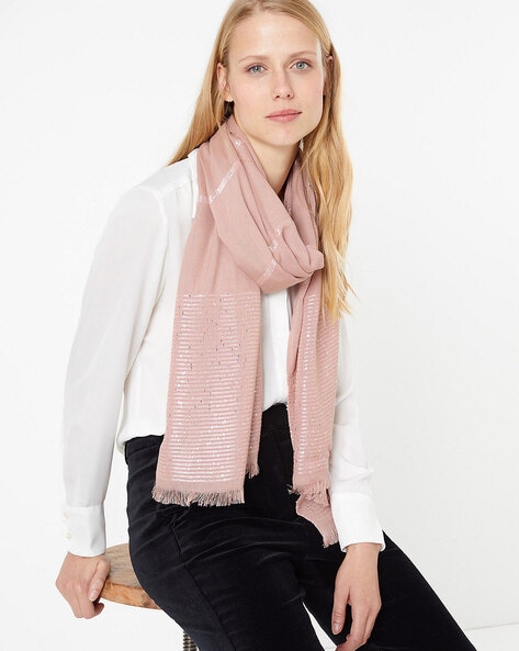 Marks and spencer cheap pink scarf