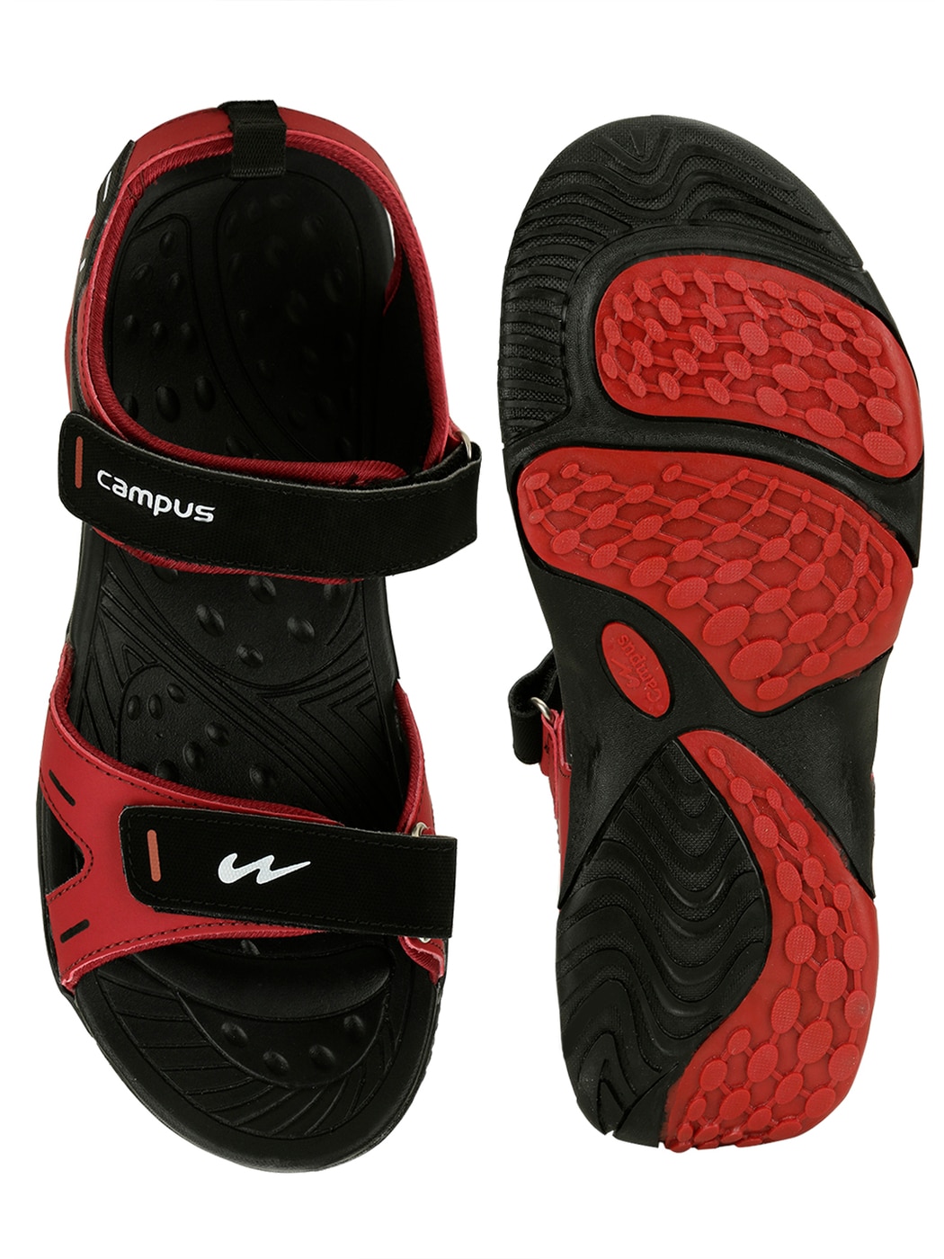 Buy Red Sandals for Men by Campus Online Ajio