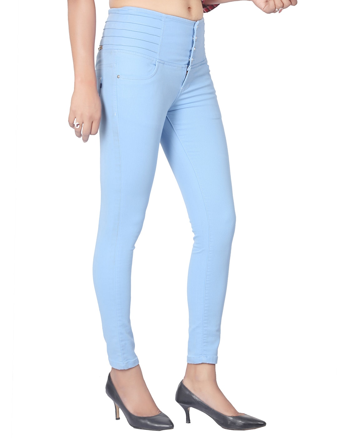 Buy online Women's Plain Slim Fit Jeans from Jeans & jeggings for Women by  Fck-3 for ₹1899 at 37% off