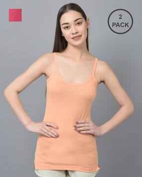 dollar Pack of 2 Scoop-Neck Tank Tops-picture-36