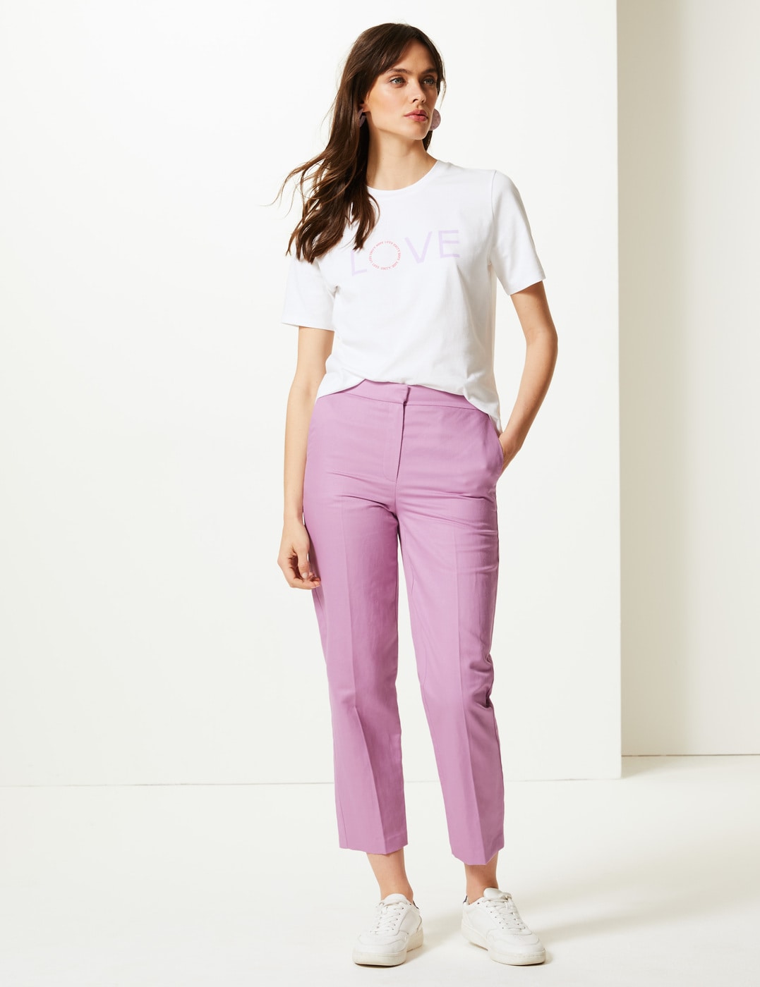 No. 21 - Wide Leg Trousers: Lilac – ouimillie