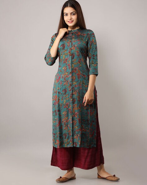 Leaf Straight Kurta Set