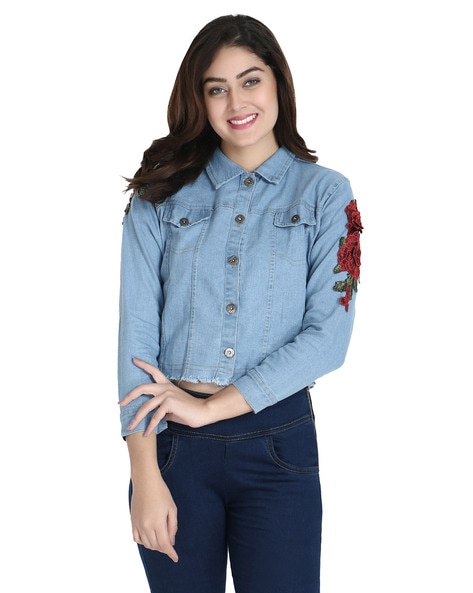 Buy Blue Jackets & Coats for Women by TALLY WEiJL Online | Ajio.com
