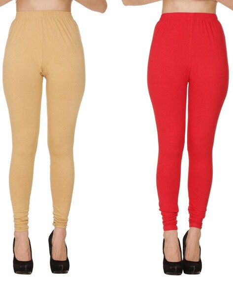 Beige Womens Leggings And Churidars - Buy Beige Womens Leggings And  Churidars Online at Best Prices In India