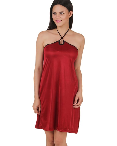 Fasense Halter-Neck Nighti