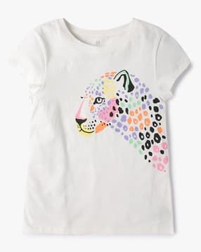 gap kids Printed Relaxed Fit Round-Neck T-Shirt-picture-27
