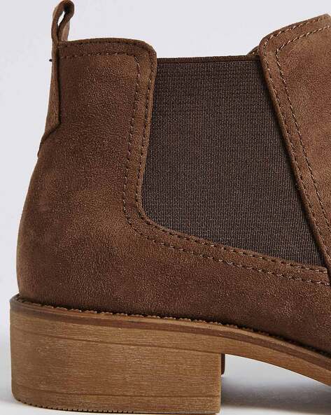 Marks and spencer brown ankle cheap boots