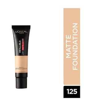 l'oreal paris Infallible 24H Matte Cover Liquid Foundation Tube SPF 16 PA+++ - 125 Natural Rose-picture-35