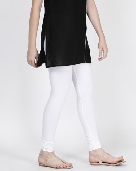 Twinbirds Pearl White Ankle Legging