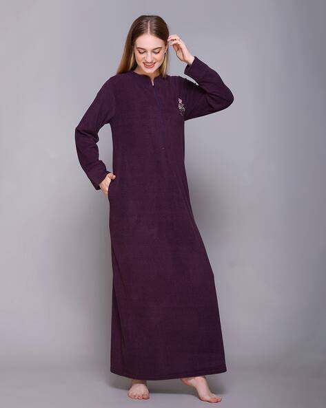 Buy Purple Nightshirts&Nighties for Women by AEROWARM Online