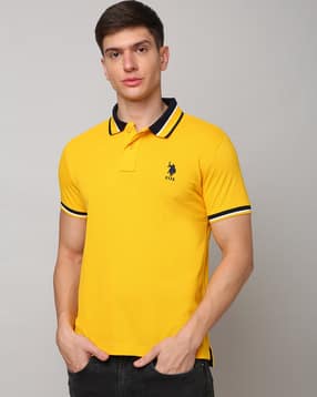 u.s. polo assn. Slim Fit Polo T-Shirt with Contrast Tipping-picture-37