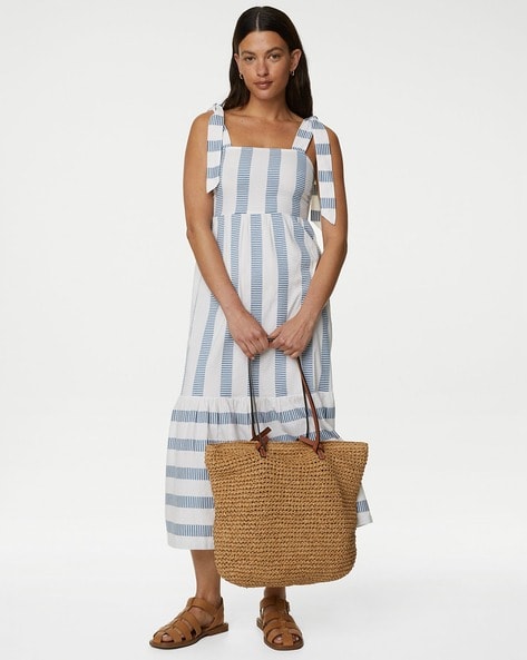 Buy Blue White Dresses for Women by Marks Spencer Online Ajio