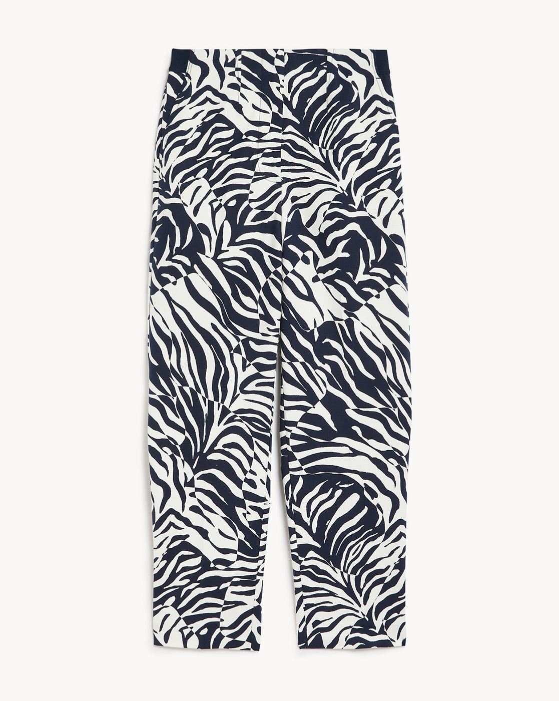 Color Block Trouser In Lycra Black & White – Styched Fashion