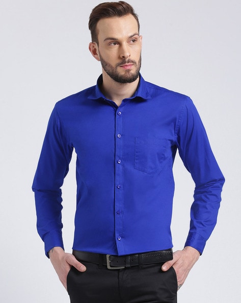 royal blue colour shirt