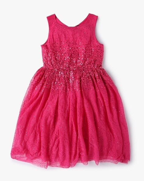 Sifrila brand small girl's sequins gown for party wear