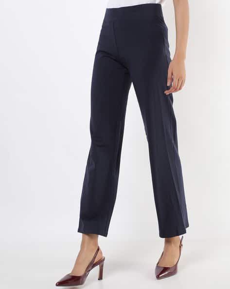 Buy Blue Trousers Pants for Women by Marks Spencer Online