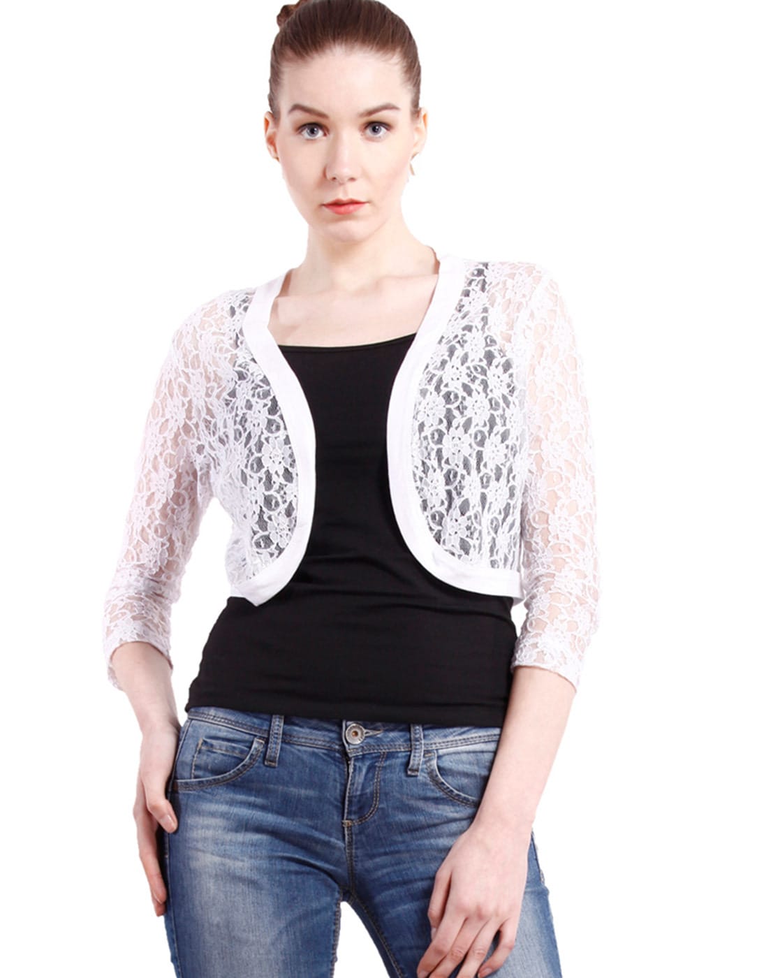 Shrug shop net white