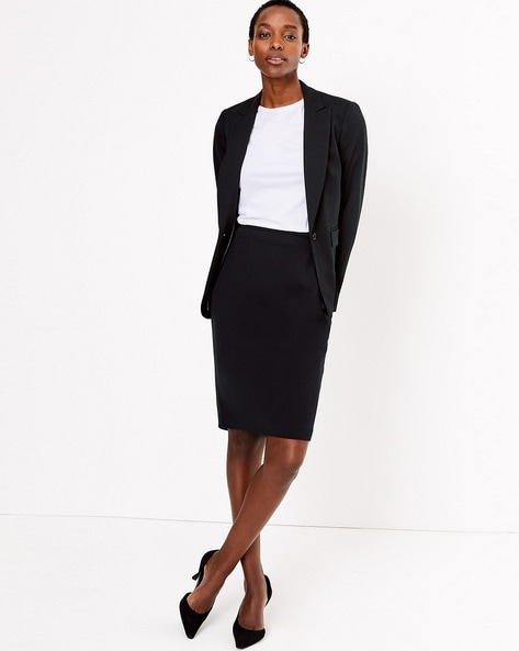 Short black skirts hotsell from marks and spencers