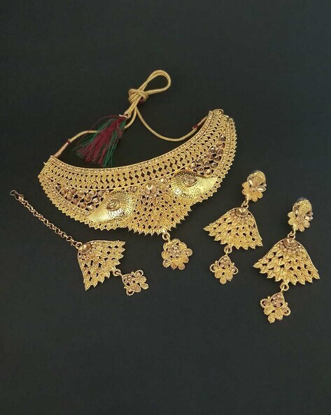 Buy Brown FashionJewellerySets for Women by JewelMaze Online Ajio